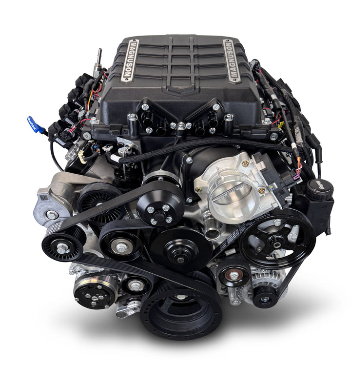 GM LS Compatible 427 c.i. Pro Series Engine - 800 Horsepower - Deluxe Dressed - Natural Pulley Kit - Holley Terminator X EFI System
