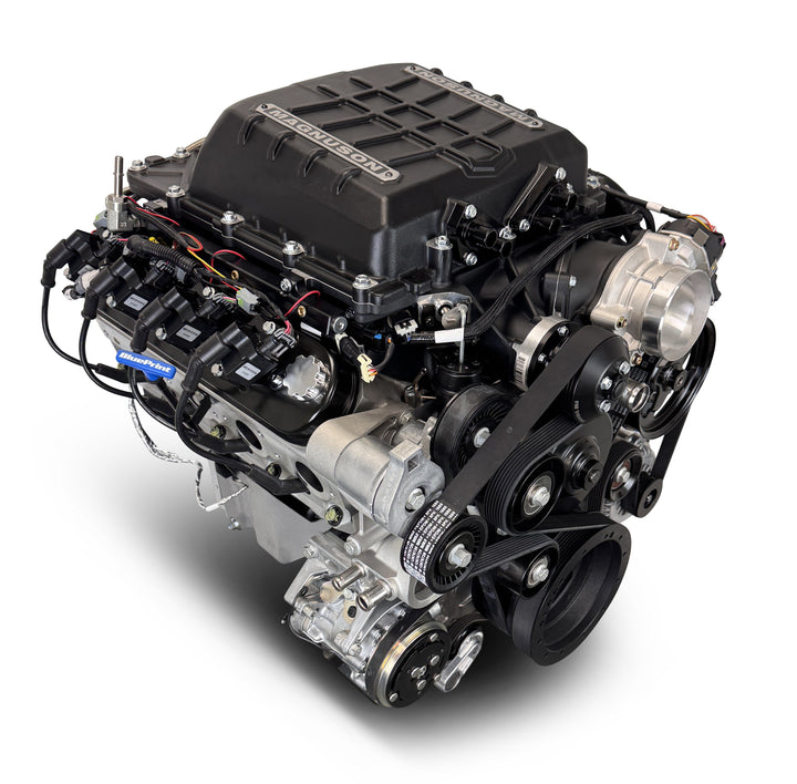 GM LS Compatible 427 c.i. Pro Series Engine - 800 Horsepower - Deluxe Dressed - Natural Pulley Kit - Holley Terminator X EFI System