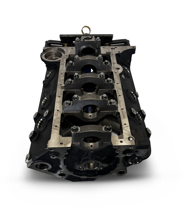 BluePrint Engines GM Small Block Compatible Bare Block – 9.025 Deck x 4.125 Bore, 2-Piece Seal, 400 Main, SIAM, Steel Billet Main Caps, Splayed