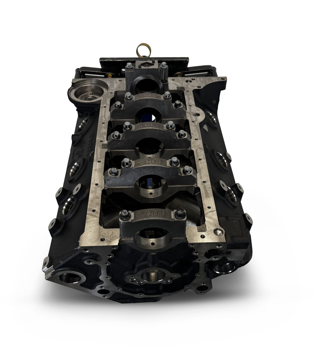 BluePrint Engines GM Small Block Compatible Bare Block – 9.025 Deck x 4.000 Bore, 1-Piece Seal, 350 Main, SIAM, Steel Billet Main Caps