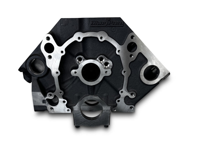 BluePrint Engines GM Small Block Compatible Bare Block – 9.025 Deck x 4.000 Bore, 2-Piece Seal, 350 Main, SIAM, Ductile Cast Main Caps