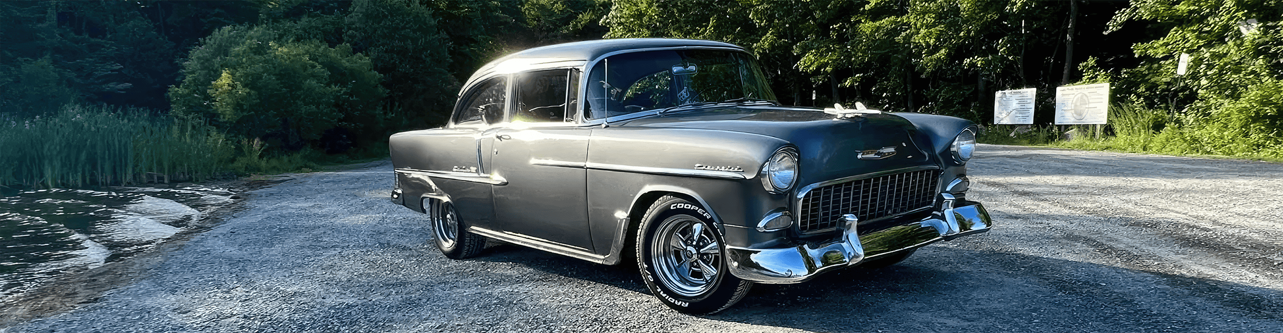 1955 Chevy powered by a BluePrint Engines' 376 c.i.