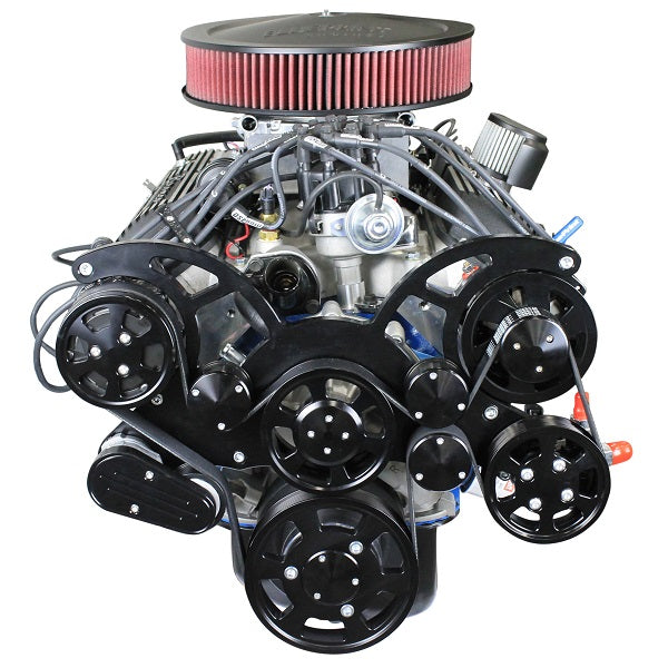 Ford SB Compatible 302 c.i. Engine and 4R70W Automatic Transmission - 365 HP - Bronco Edition Builder Series with Black Pulley Kit - Fuel Injected