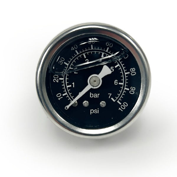 Liquid Filled Fuel Pressure Gauge - 0-100 PSI