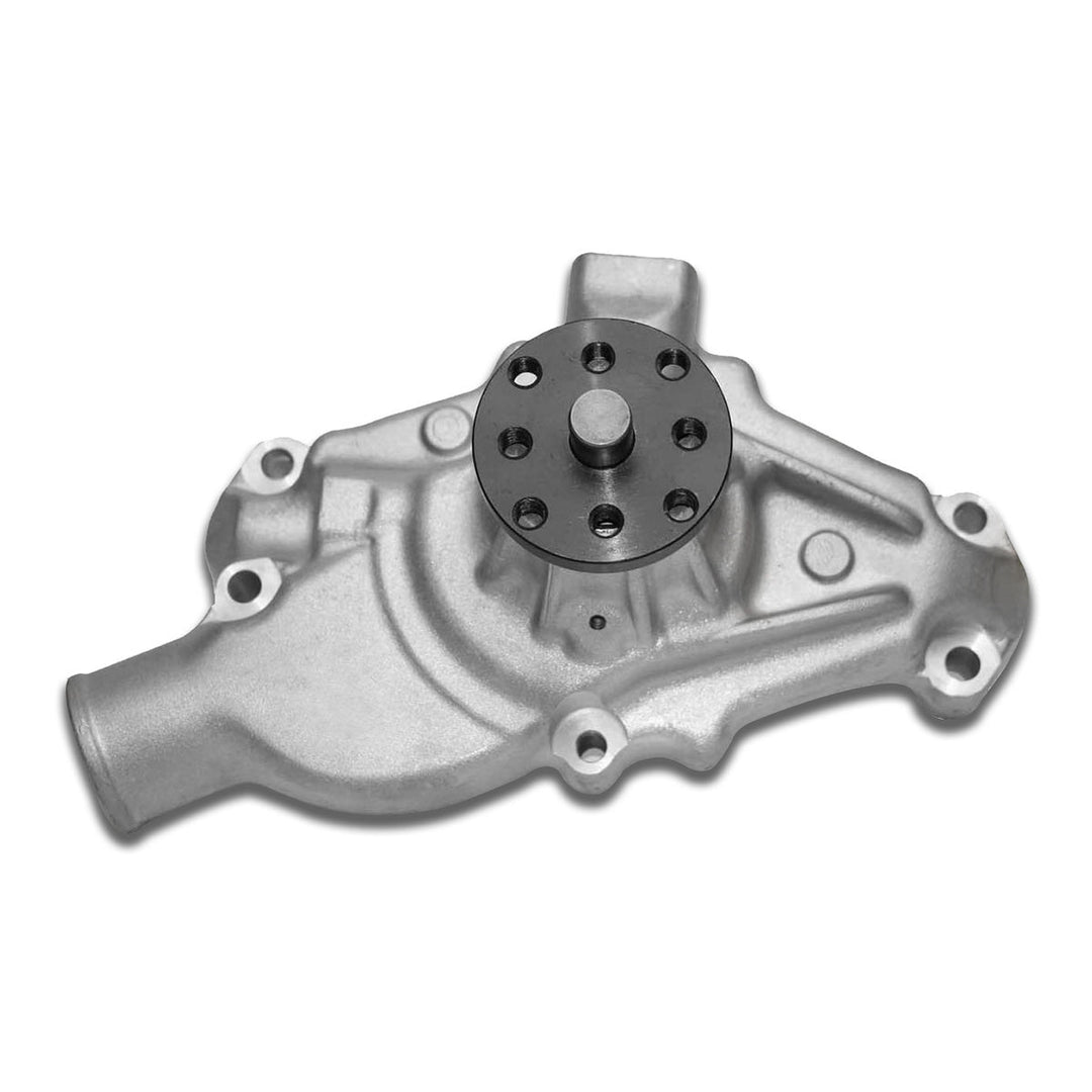 Aluminum Mechanical Water Pump – GM SB Compatible – Short – Standard Rotation – Satin