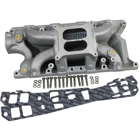 Dual Plane Aluminum Intake Manifold Kit - Square Bore - Ford SB 302 c ...