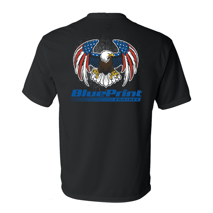 Black BluePrint Engines Eagle T-shirt