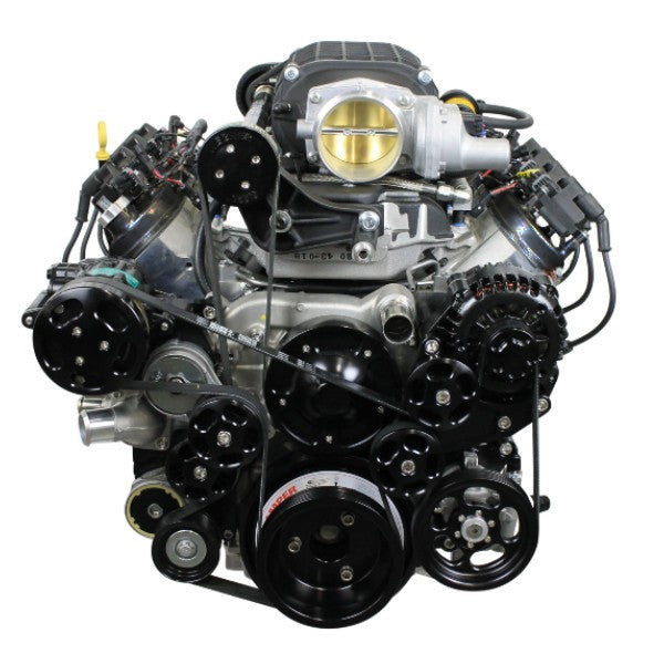 GM LS Compatible 427 c.i. ProSeries Engine - 800 Horsepower - Deluxe Dressed with Black Pulley Kit - Supercharged